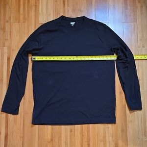 Lands' End Men's Navy Long Sleeve Tee